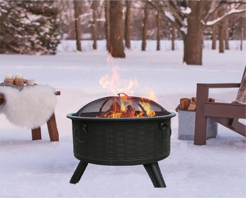 屋外 無煙 BBQ グリル コートン 鋼鉄 ガスの火穴 オーダーメイド 形状 球状 方形