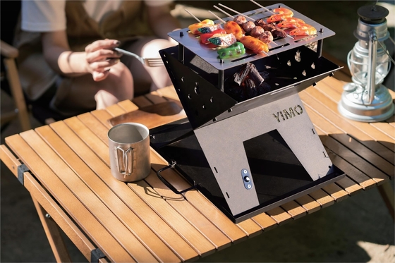 屋外 無煙 BBQ グリル コートン 鋼鉄 ガスの火穴 オーダーメイド 形状 球状 方形