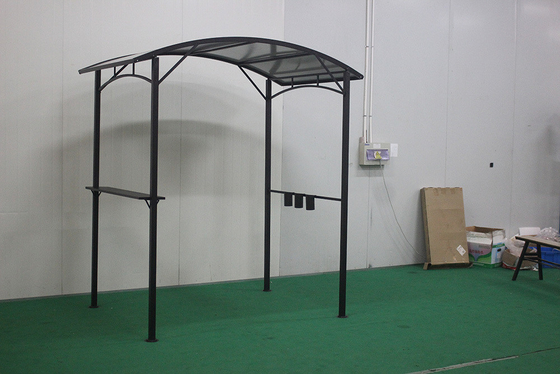 ハードタップ BBQ ガイゼボ 屋外パビリオン テント ハードタップ付き 4角屋根パビリオン