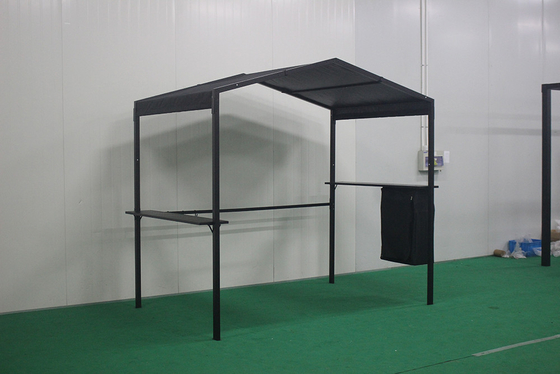 2.3*1.5*2.2M 屋外 アルミ 硬ポリエステル 屋根 ガイゼボ 粉末で覆われた帆仕上げ