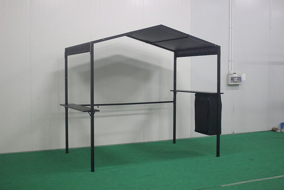 2.3*1.5*2.2M 屋外 アルミ 硬ポリエステル 屋根 ガイゼボ 粉末で覆われた帆仕上げ