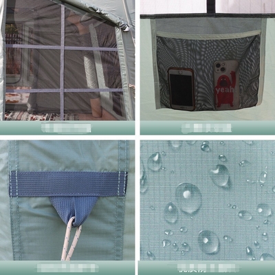 キャンプ用モスキースクリーンテント 12.96m2 部屋スペース 充気テント