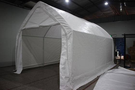 360*600*340cm 移動型プラスチックテント カーポート 圧力処理木材