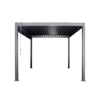 アルミフレーム PERGOLA 3x4m 高級 モダン アウトドア 防水 屋根 メタル ガーデン パーゴラ