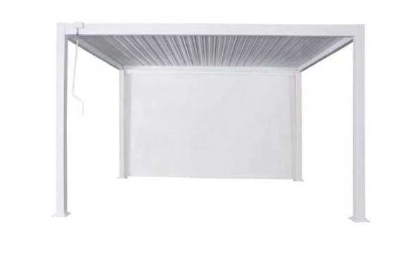アルミフレーム PERGOLA 3x4m 高級 モダン アウトドア 防水 屋根 メタル ガーデン パーゴラ