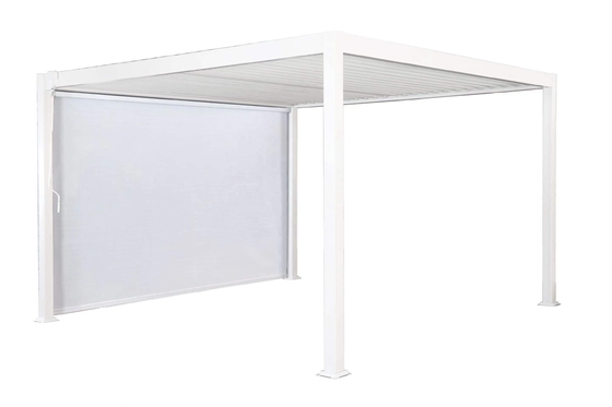 アルミフレーム PERGOLA 3x4m 高級 モダン アウトドア 防水 屋根 メタル ガーデン パーゴラ