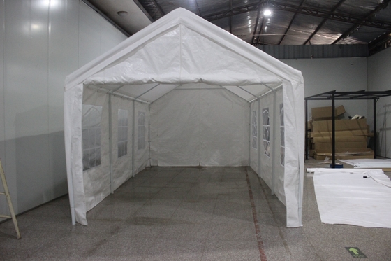 360*600*340cm 持ち運び可能な大型防水天幕 屋外カーガレージテント 粉末付き枠