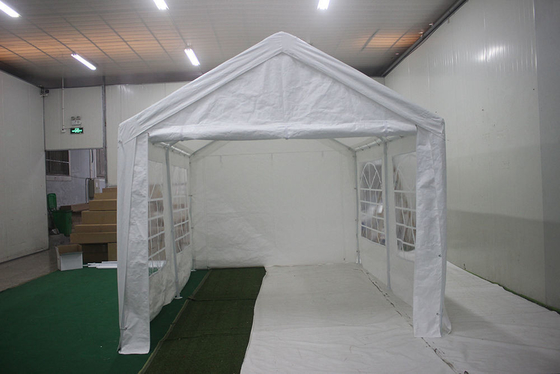 防水と紫外線耐性 トップカバー PE カーポート 3X4M ホワイトのパーティのために