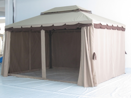 3*4MのガゼボテントPVC素材で美しい屋外環境を作りましょう