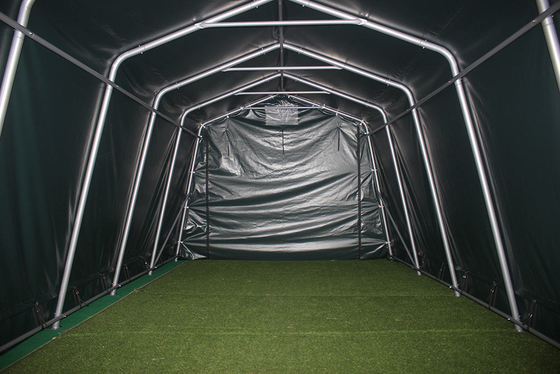 覆われない防水 PVC 折りたたむ式 重荷 大型倉庫 屋外 倉庫 ドーム カーポート
