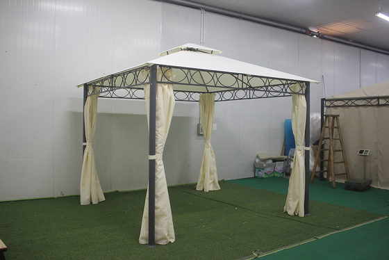 大型屋外鋳鉄裏庭家具 3*3*2.8mパビリオン