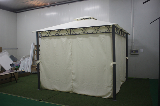 大型屋外鋳鉄裏庭家具 3*3*2.8mパビリオン