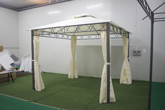 大型屋外鋳鉄裏庭家具 3*3*2.8mパビリオン