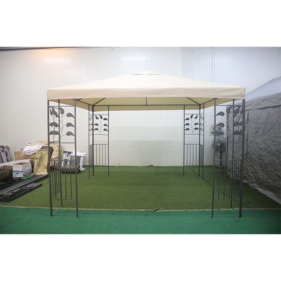 パークレジャー ダブルトップガイゼボ 3*3m PAコーティング鋼筋枠とポリエステル布