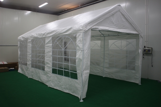 屋外カーポート 3X6M 庭棚 ドアと窓 自然圧力処理木