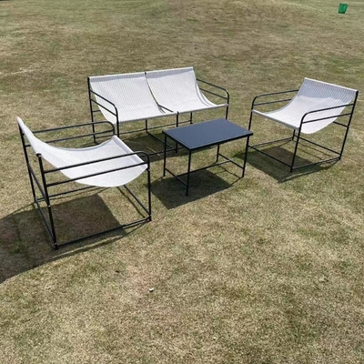 外庭家具 布団付きソファ 双人座席 コーヒーテーブル