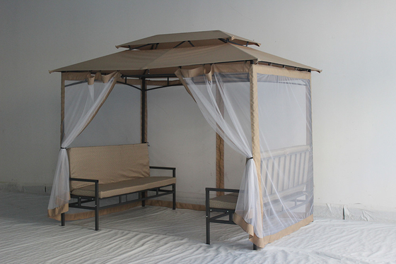 PA コーティング 鉄筋 自動 キャンプ テント 大型 防水 紫外線 屋外 テント
