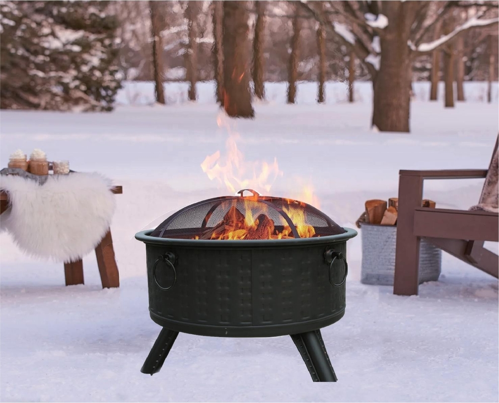 屋外 無煙 BBQ グリル コートン 鋼鉄 ガスの火穴 オーダーメイド 形状 球状 方形