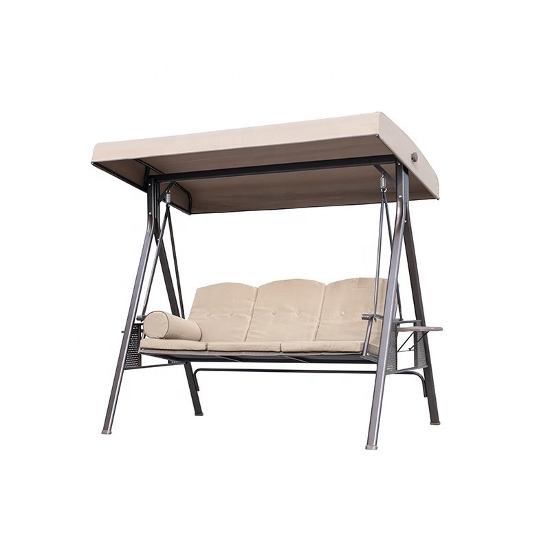200*124*170cm 庭の装飾 屋外 床付き ベンチ ベッド 屋根付き ペルゴラ ベランダ