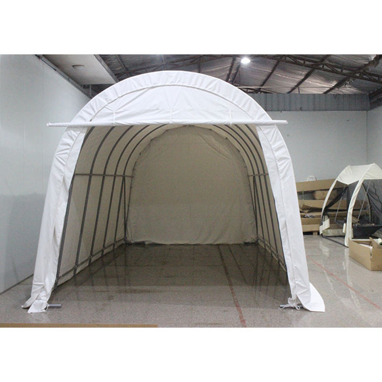 防水UV耐性キャンバスカーポートカバー カーシェルターパッケージ サイズ 228*46*10cm