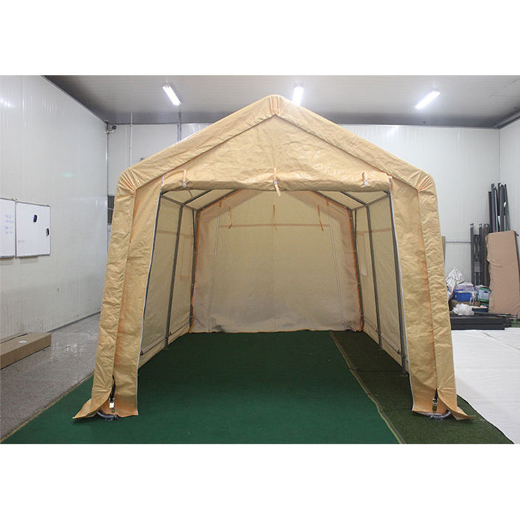 NATURE CP026 持ち運び可能な金属と織物 車 カーテント 屋外 ガレージ ロールアップ カーポート