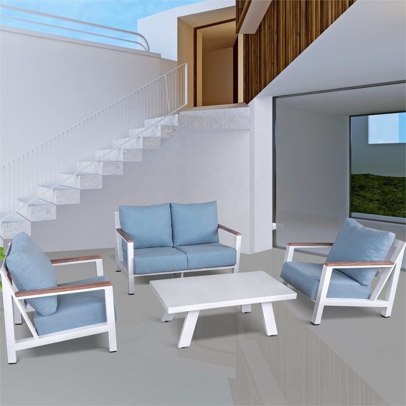 室外庭具 アルミラタンソファ 贅沢テーブル ティーポップ ビストロディナー