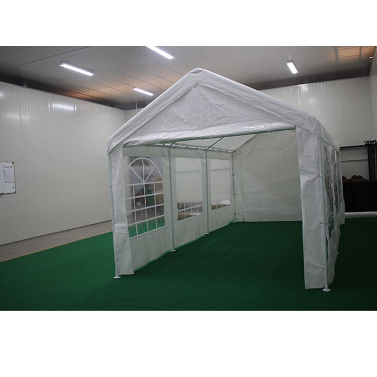屋外カーポート 3X6M 庭棚 ドアと窓 自然圧力処理木